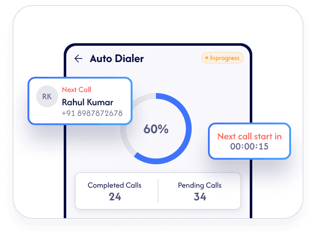 Bulk calling in SmoothTalk lead management software