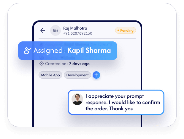 Customer in SmoothTalk order management software