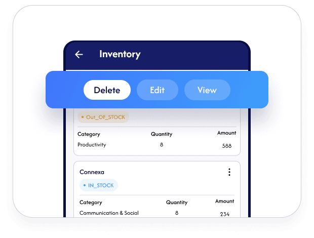 Product Management in SmoothTalk inventory management software