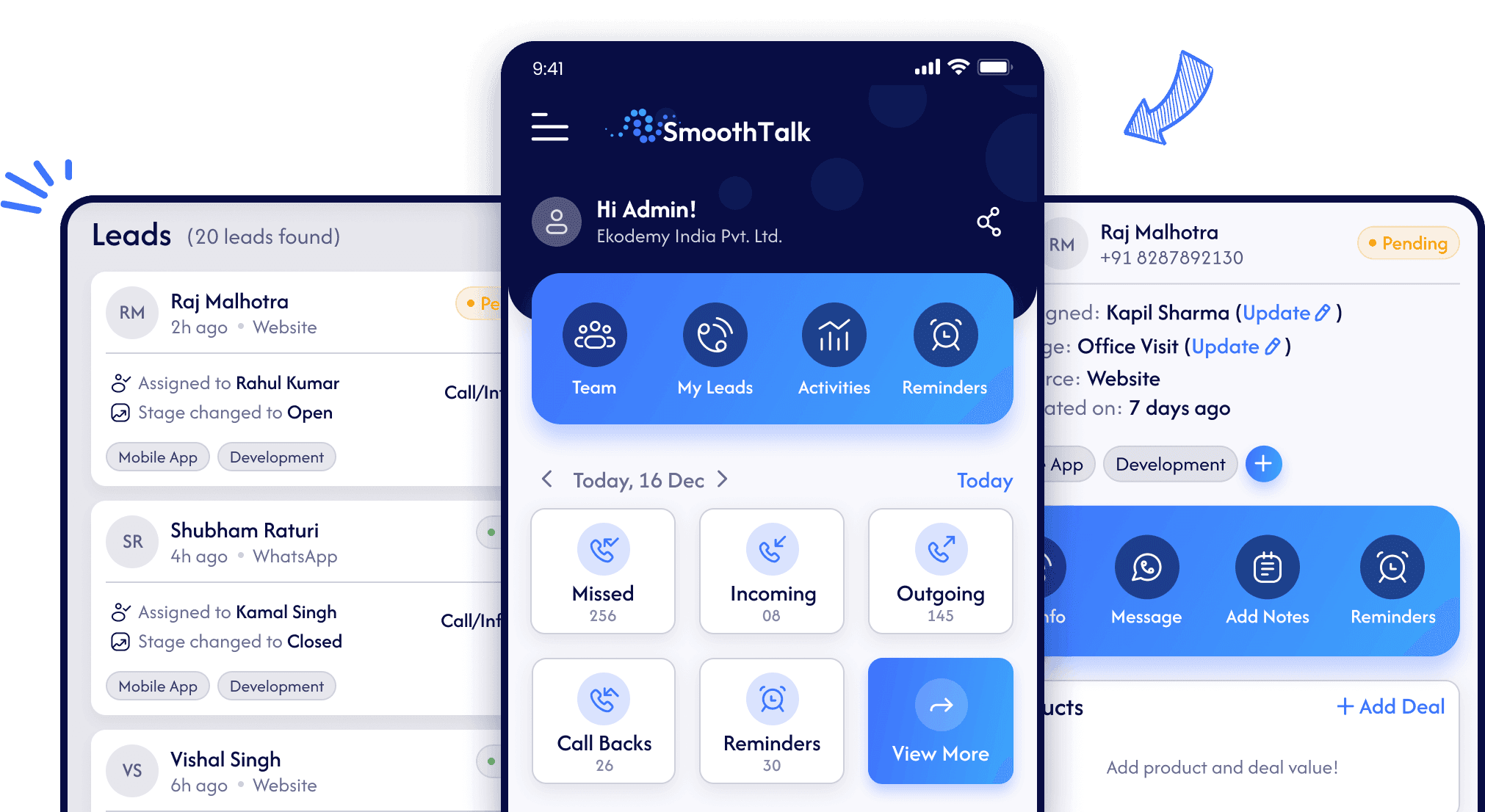 smoothtalk mobile app screens images